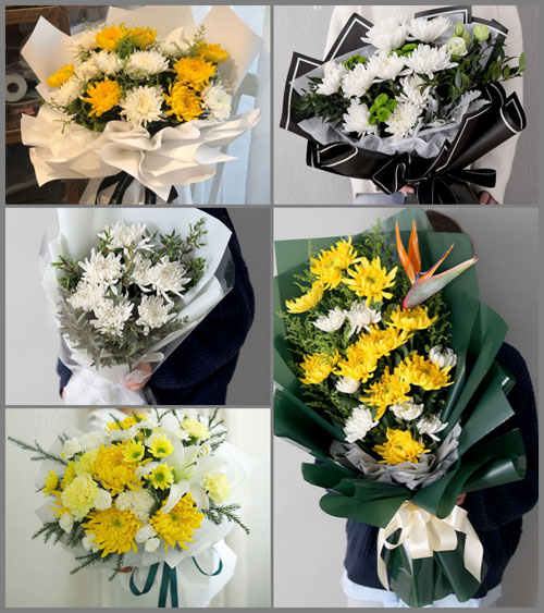 山东青岛平度市白沙河街道邹家坡村白事花束代送
